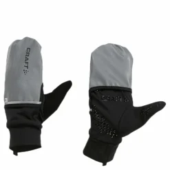 Craft Hybrid Weather Glove Black/Silver Svart och Silver Best