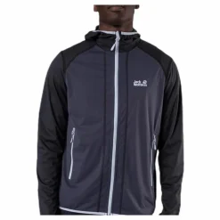Jack Wolfskin Hydro Hooded Light Jacket Grey Grå Clearance