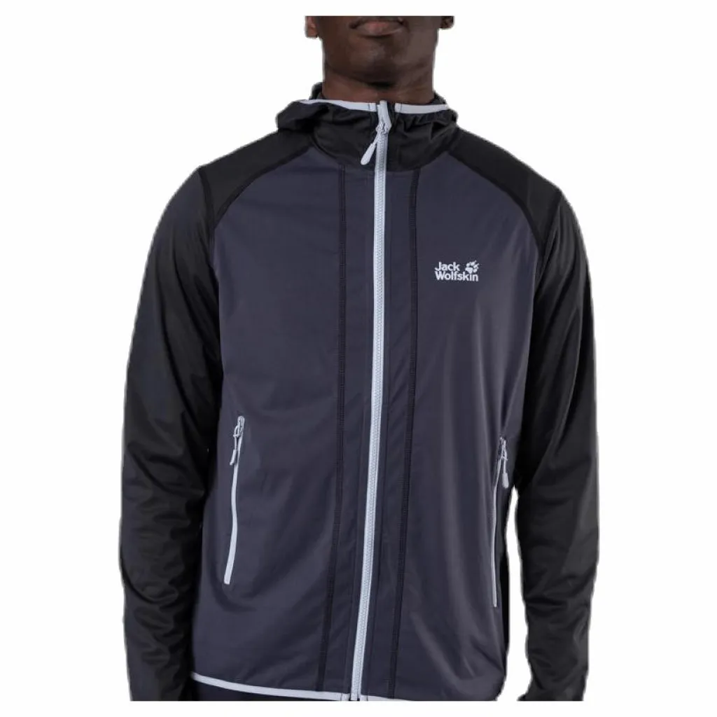 Jack Wolfskin Hydro Hooded Light Jacket Grey Grå Clearance