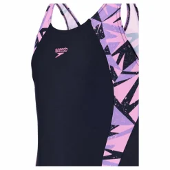 Speedo Hyperboom Splice Muscleback Navy/pink Blå och Rosa Best