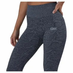ICANIWILL ICIW Snake Seamless Tights Grey Grå Sale