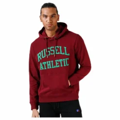 Russell Athletic Iconic Twill Hoodie Purple Lila Hot