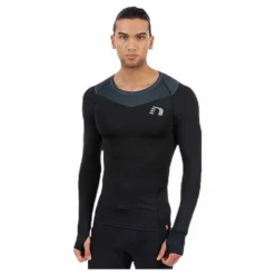 Iconic Vent Stretch Shirt M Blue/Black*Newline Online