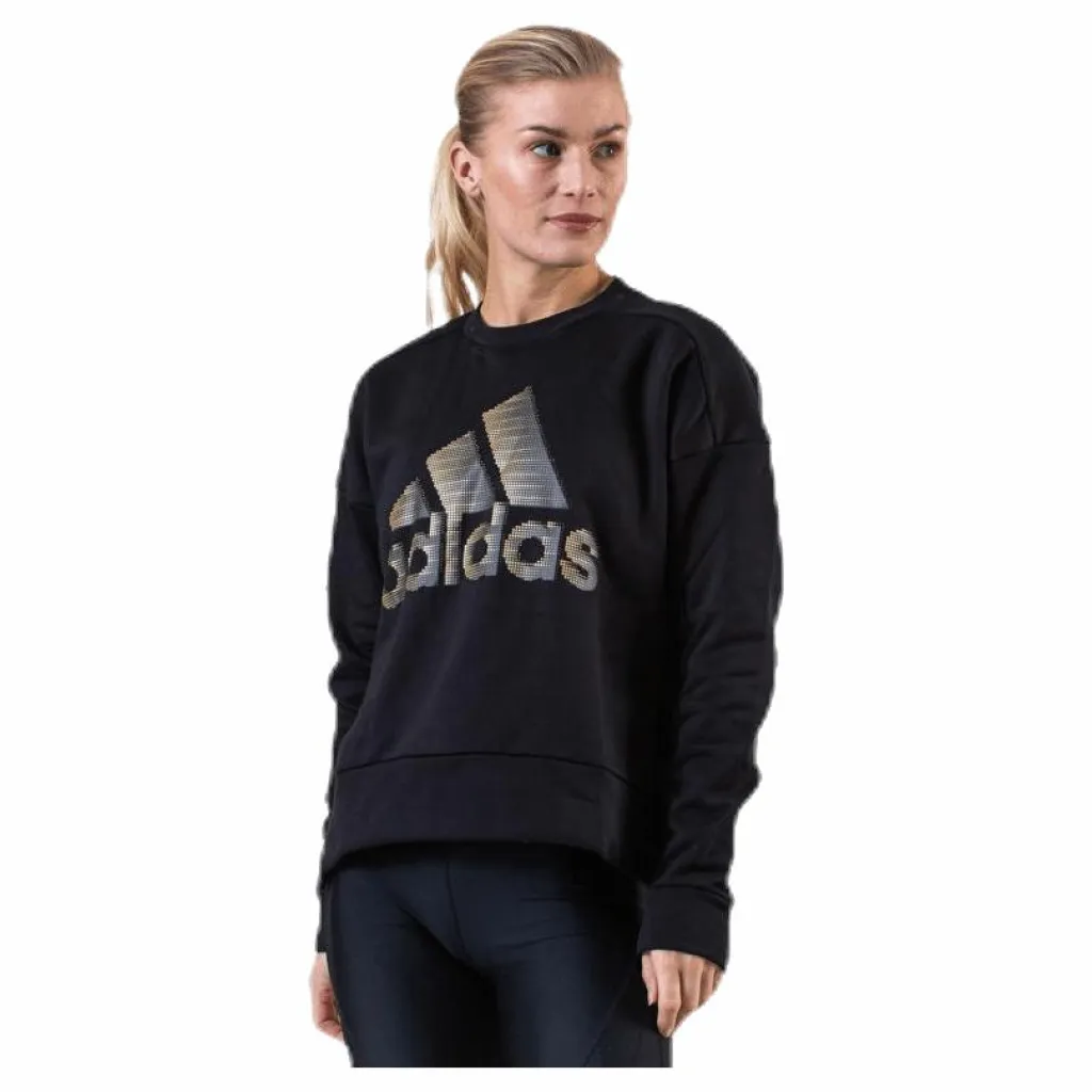 adidas ID Glam Sweat Black Svart New