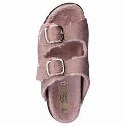 Scholl Ilary Fluffy Pink Röd och Brun Clearance