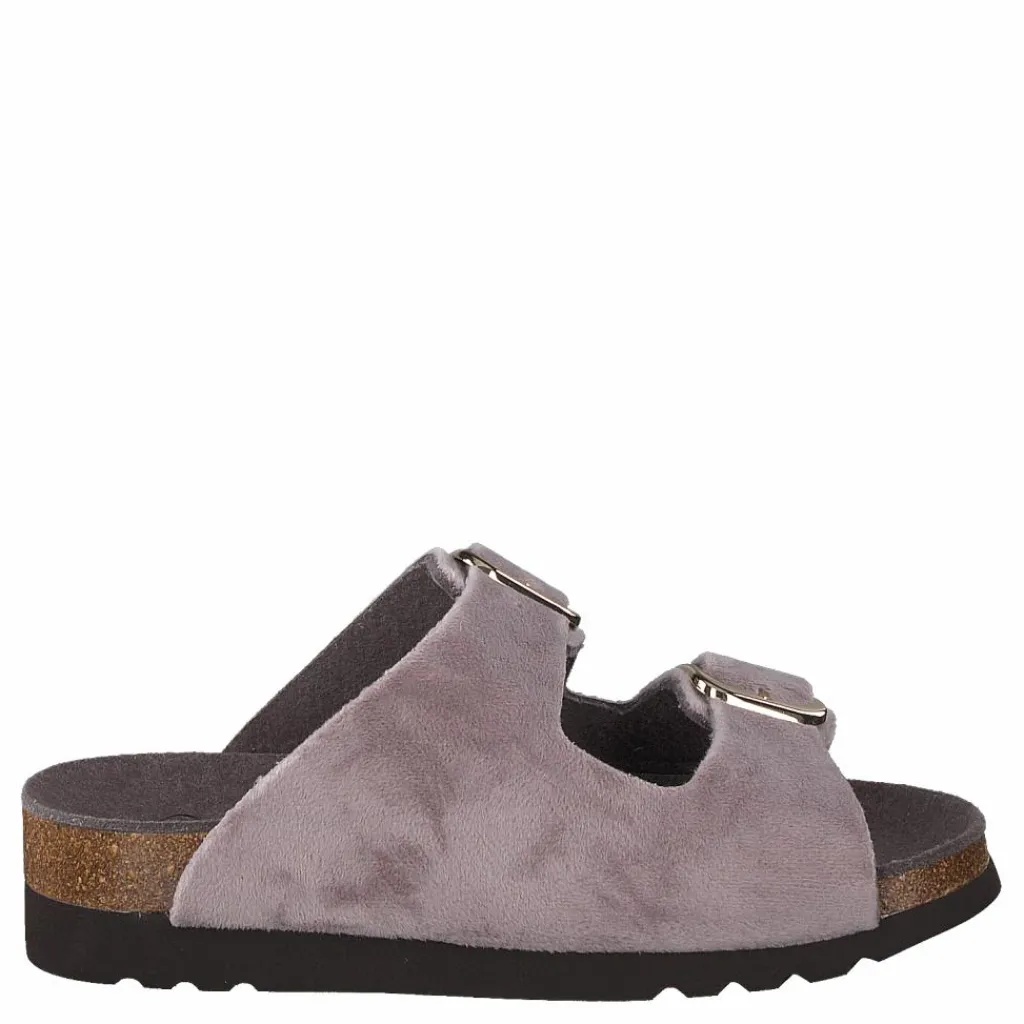 Scholl Ilary Velvet Taupe Brun och Lila Discount