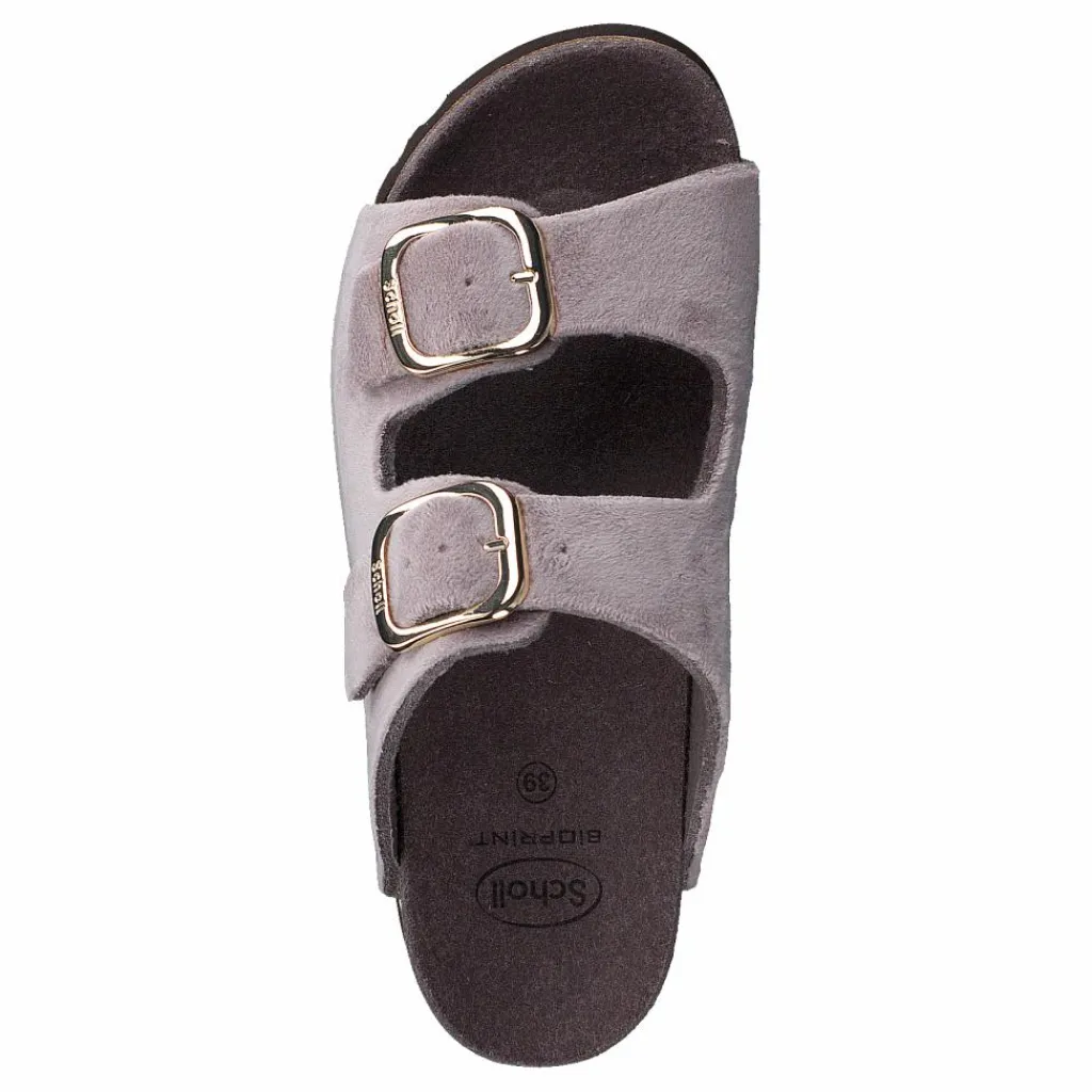 Scholl Ilary Velvet Taupe Brun och Lila Discount