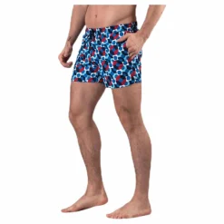 Happy Socks Illusion Dot Swim Shorts Blue Blå