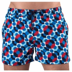Happy Socks Illusion Dot Swim Shorts Blue Blå