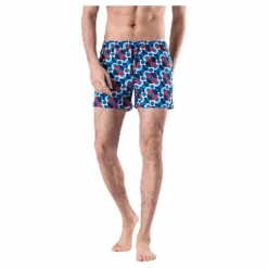 Happy Socks Illusion Dot Swim Shorts Blue Blå