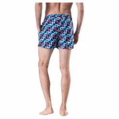 Happy Socks Illusion Dot Swim Shorts Blue Blå