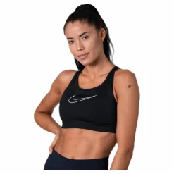Impact Strappy Bra Grx White/Black*Nike New