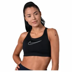 Impact Strappy Bra Grx White/Black*Nike New