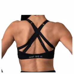 Impact Strappy Bra Grx White/Black*Nike New