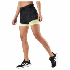 2In1 Short Black/Yellow*adidas