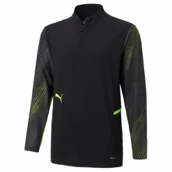 Individual Cup Training 1/4 Zip Top Black/Yellow*Puma Discount