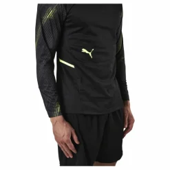 Individual Cup Training 1/4 Zip Top Black/Yellow*Puma