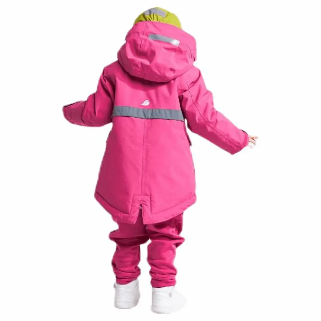 Didriksons Indre Kid's Parka Pink Rosa