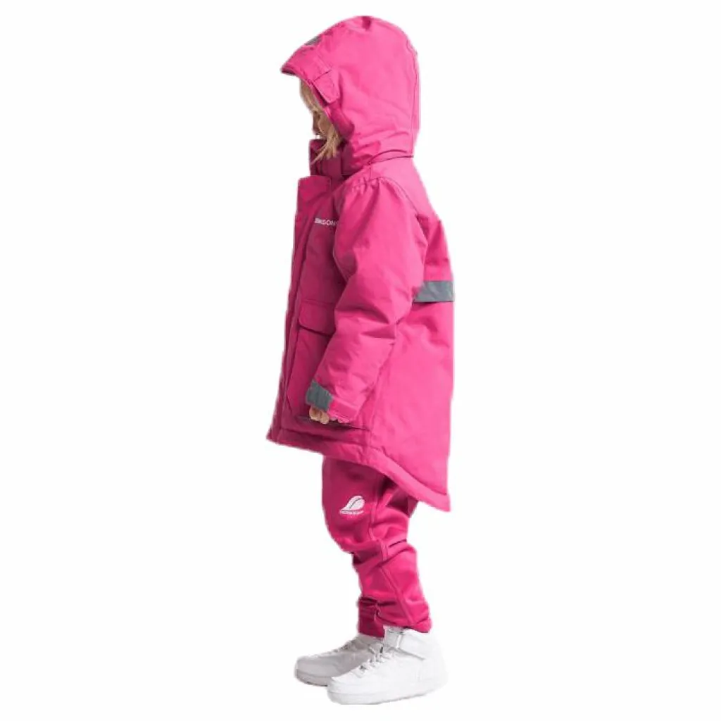 Didriksons Indre Kid's Parka Pink Rosa