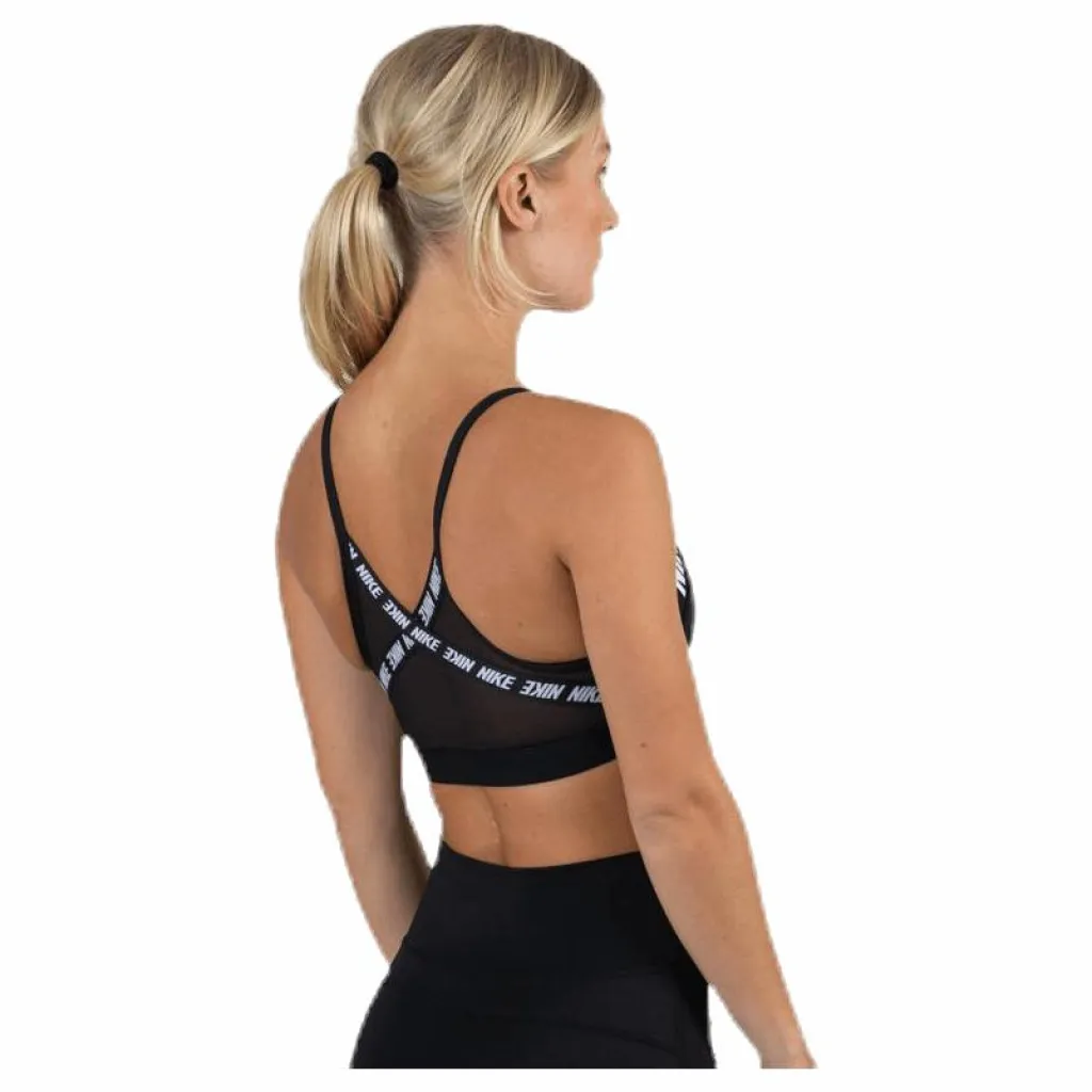 Nike Indy Logo Bra White/Black Svart Sale