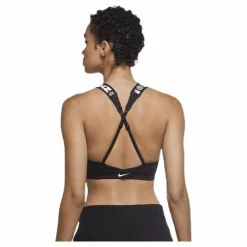 Nike Indy Plng Icon Clash Bra White/Black Svart Hot