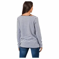 Ingrid Ls Top White/Black*Pieces New