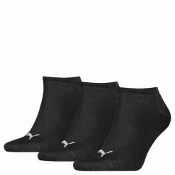 Puma Invisible Sneaker 3-Pack Black Svart Online