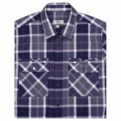 Tuxer Iowa Shirt Dark Navy Check Flerfärgad Hot