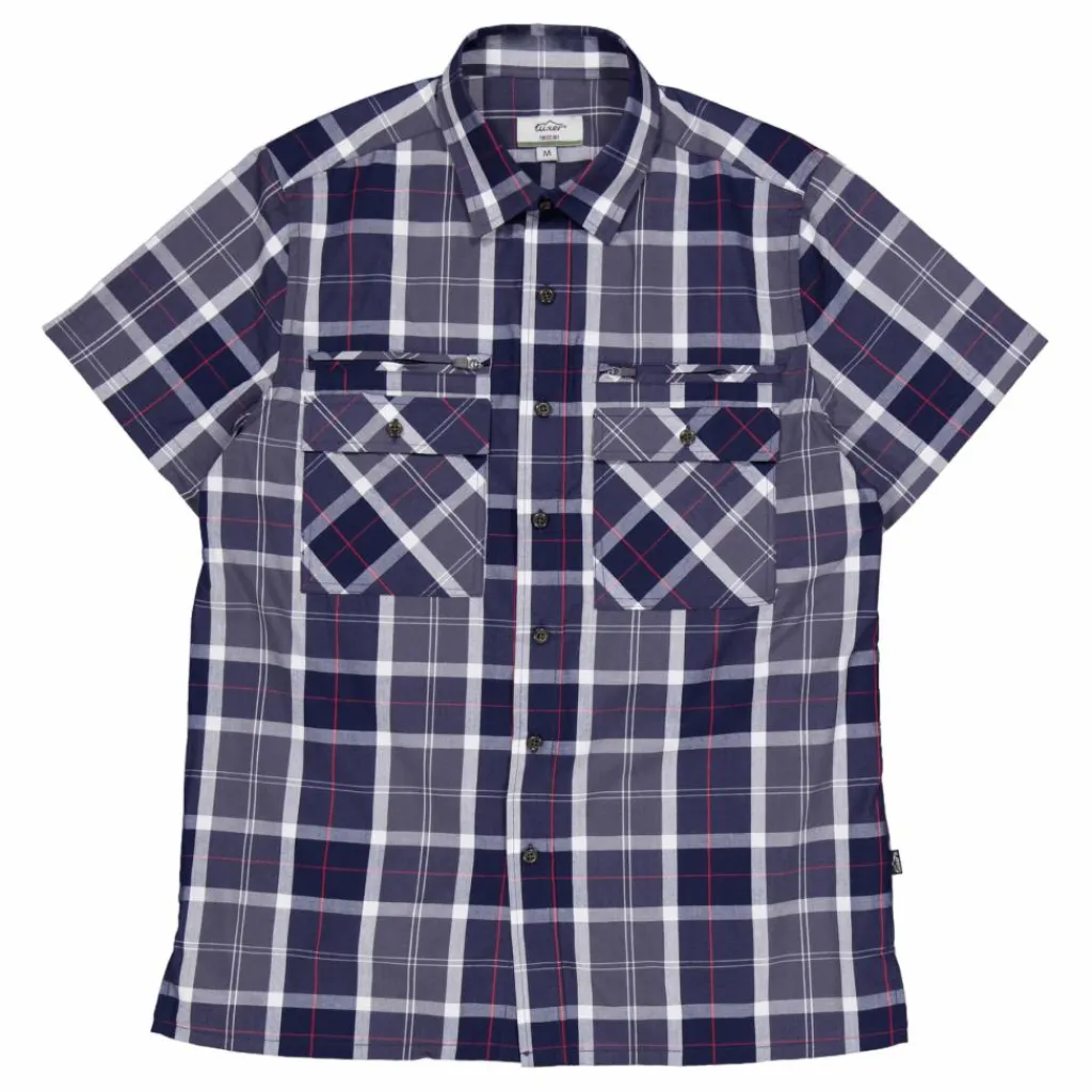 Iowa Shirt Dark Navy Check*Tuxer Online
