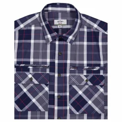 Iowa Shirt Dark Navy Check*Tuxer Online