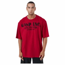 GASP Iron Thermal Tee Chili Red Röd Sale