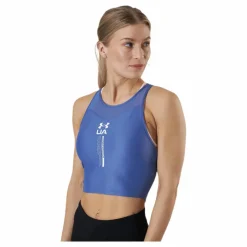 Iso Chill Crop Tank Blue*Under Armour Clearance