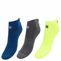 Izzy 3-Pack Running Socks Patterned*Norfolk Online