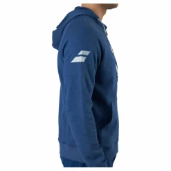 Babolat Jacket Exercise Hood Blue Blå New