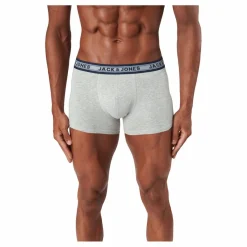 Jack & Jones Jacoliver Trunks 5 Pack Noos Dark Grey Melange Grå Online