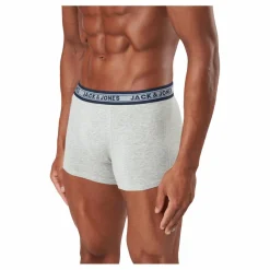 Jack & Jones Jacoliver Trunks 5 Pack Noos Dark Grey Melange Grå Online