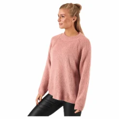 Jade L/S Pullover Knt Red*Only Clearance