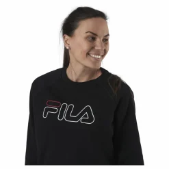 Jamina Cropped Crew Sweat Black*Fila Clearance