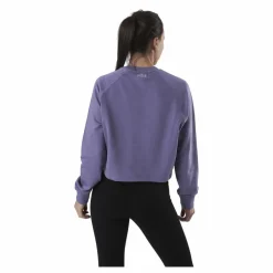 Fila Jamina Cropped Crew Sweat Purple Lila