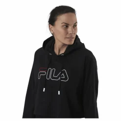 Fila Jana Cropped Hoody Black Svart New