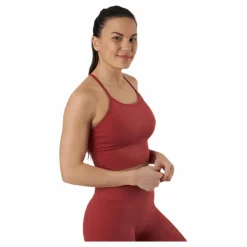 Only Play Jari Cir Crop Top Red Röd Discount