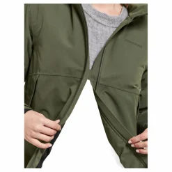 Didriksons Jennie Wns Jkt Deep Green Grå Outlet