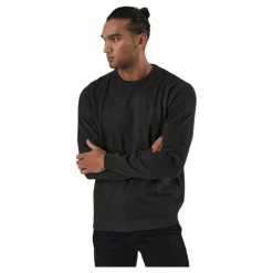 Jack & Jones Jjebasic Knit Crew Neck Forest Night Svart Best