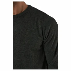 Jack & Jones Jjebasic Knit Crew Neck Forest Night Svart Best