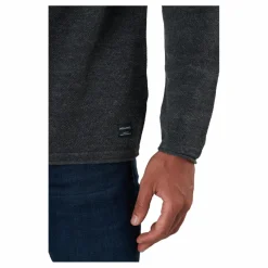 Jack & Jones Jjehill Knit Crew Neck Dark Grey Melange Grå Best
