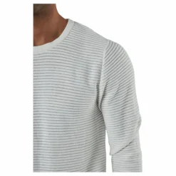 Jack & Jones Jjewind Knit Crew Neck Cloud Dancer Vit Discount