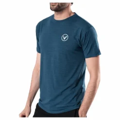 Virtus Joker Melange S/S Tee Blue Blå Hot