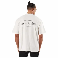 Jprblakam Ocean Back Tee Ss Cn Egret*Jack & Jones Hot