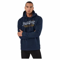 Jack & Jones Jprblubooster Sweat Hood July  Navy Blazer Blå