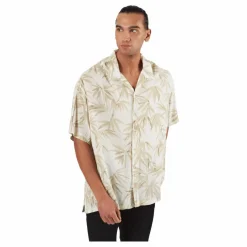 Jack & Jones Jprbluray Print Resort Shirt S White Flerfärgad Online